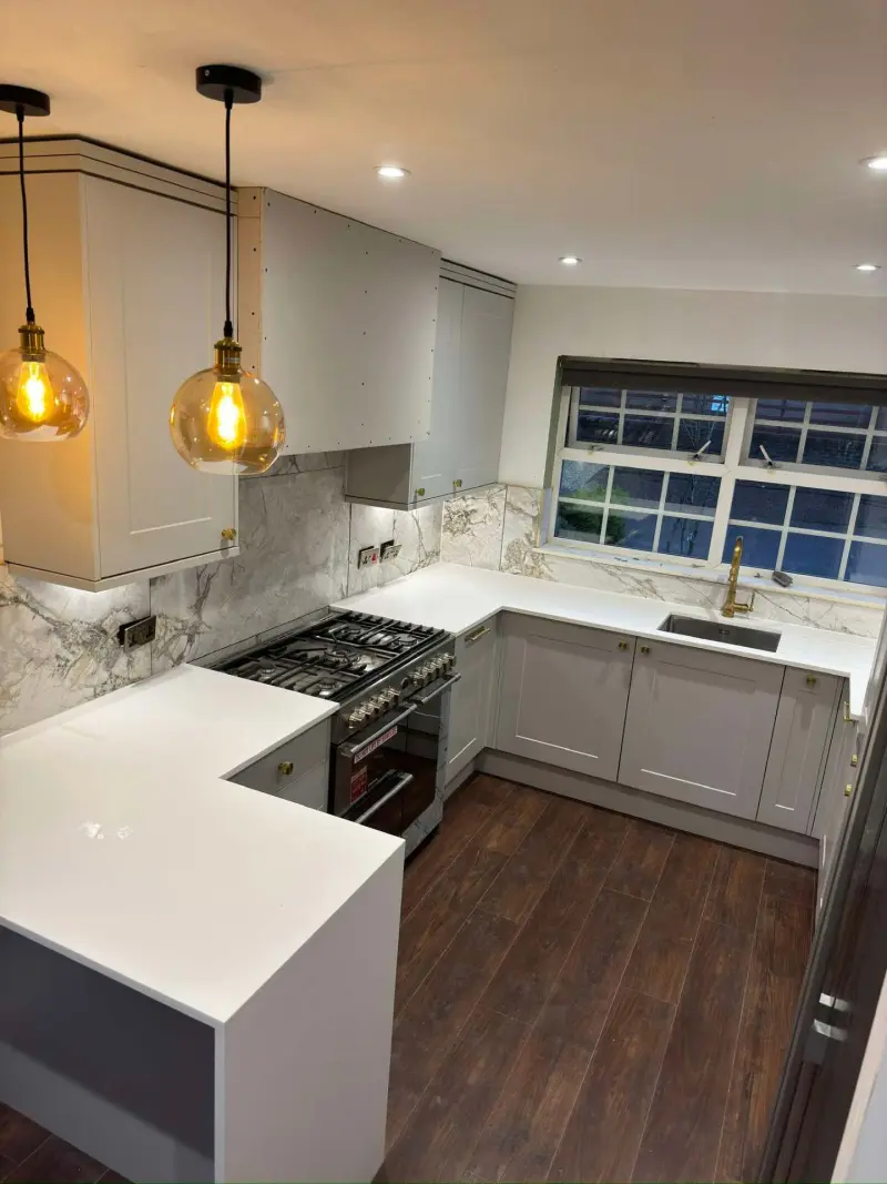 Marble Splashback Kitchen
